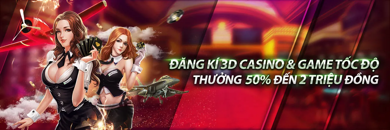 Banner Mega Casino World MCW Casino với các ưu đãi hấp dẫn 2026